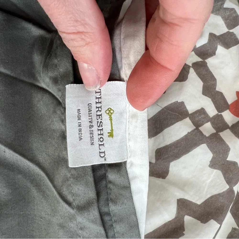 West Elm duvet cover/shams/dust ruffle